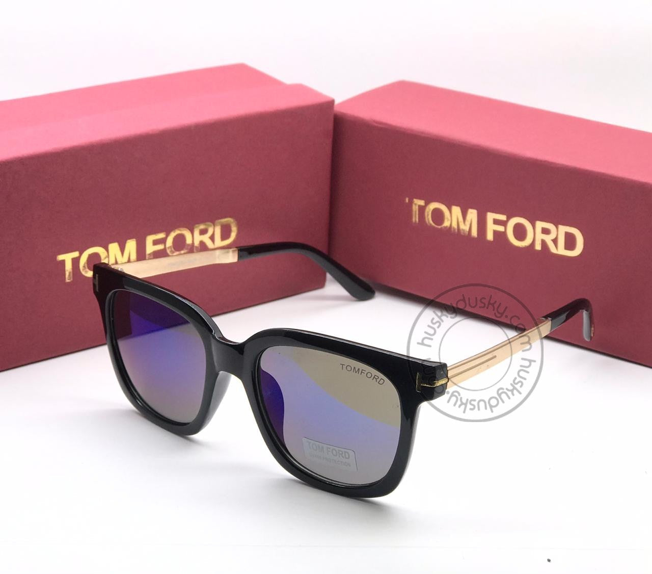 Tom Ford Latest Design Sky Blue Color Glass Men's Women's For Man Woman or Girl TF-235 Black Frame Sunglass
