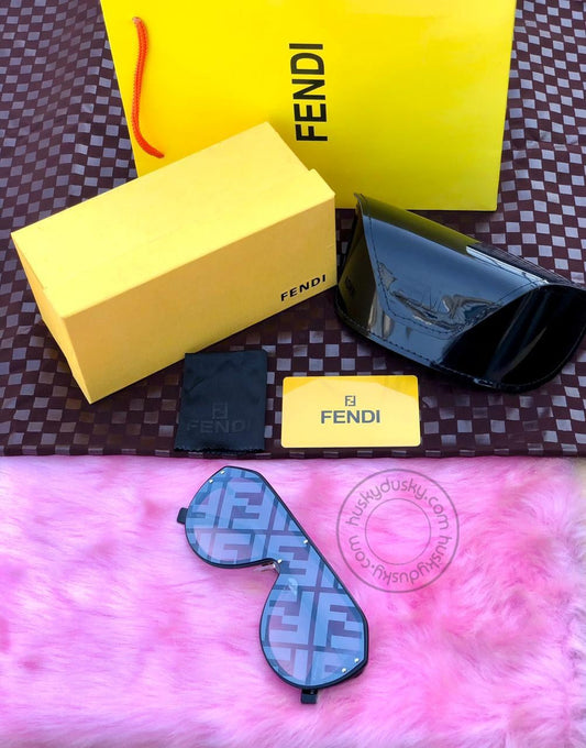 Fendi Branded Men'S Sunglass For Man For Men'S Blue Shade Sunglass With Gold&Black Stick Fn-02 For Man