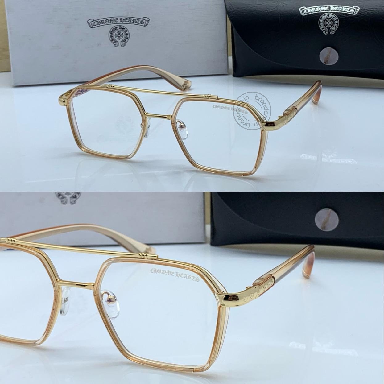 Chrome Hearts Unisex Optical Eyeglass in For Man Women in Multi Color Transparent Frame- Best Gift CB-12