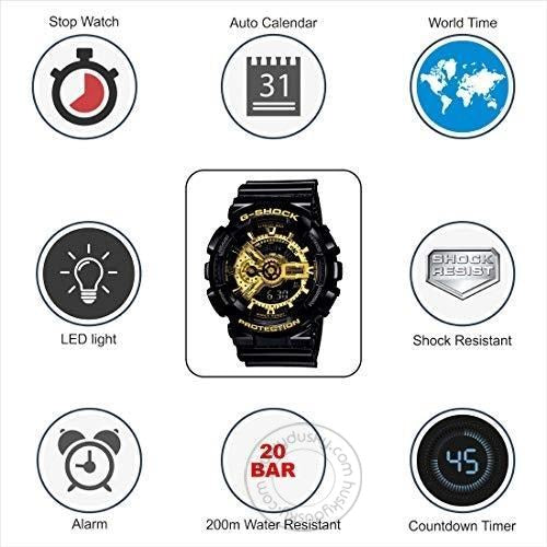Casio G-Shock Analog-Digital Multi-Color Dial Men's Watch - GA-110GB-1ADR (G339) Gshock