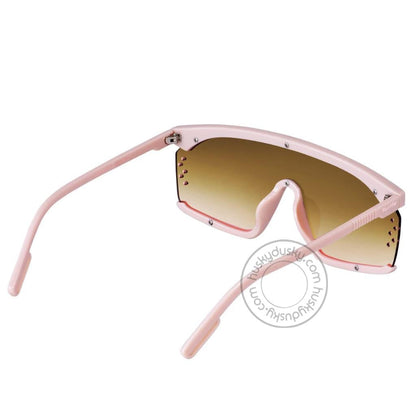 Turtle Brown Shade Glass Man's Women's Sunglass for Man Woman or Girl TT-33 Baby Pink Frame Gift Sunglass