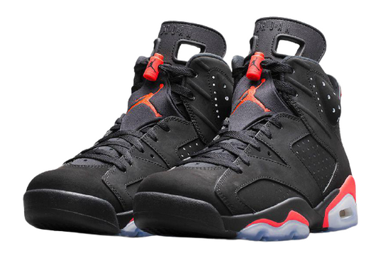 Nike Air Jordan 6 Retro Black Shoes For Men And Boys Infrared 2019 384664-060