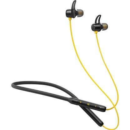 Realme Bluetooth Wireless Yellow Black Color Buds/Earphone For Smart Phone With Crystal Clear Sound M4-BY