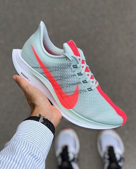 Nike Zoom Pegasus 35 Turbo Wolf Grey Hot Punch Shoes For Man And Women AJ4114-060