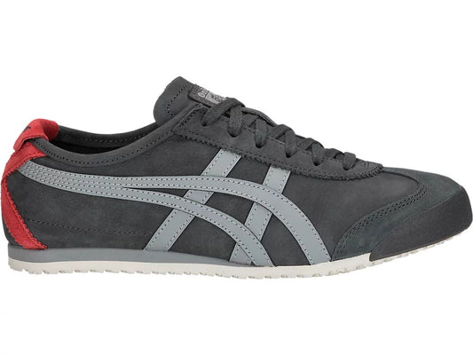 Onitsuka Tiger Unisex Mexico 66 Shoes 1183A148-020, Dark Grey/Stone Grey Slip-On Athletic Shoes For Men's Or Boys