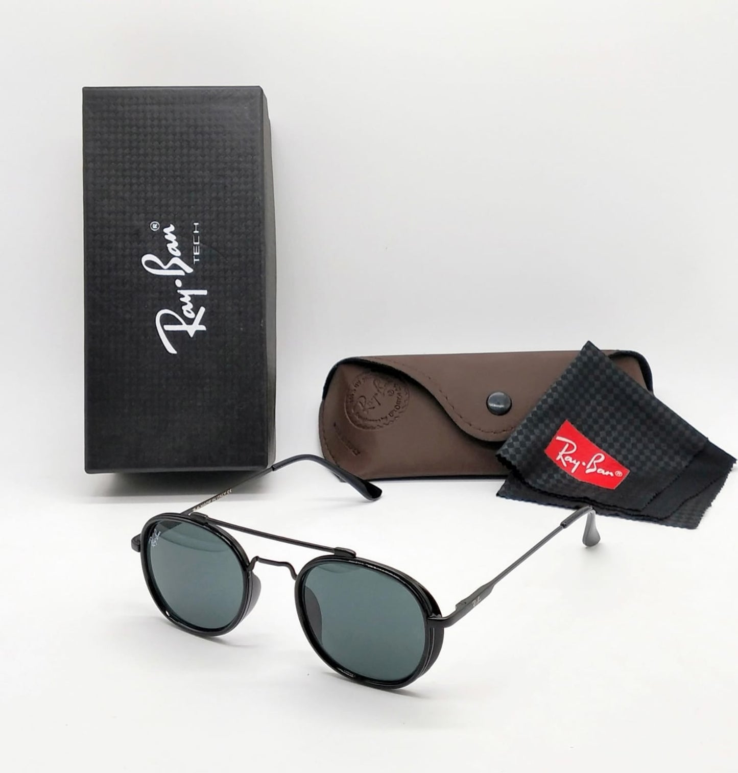 Rayban Brand New stylish Men's And Women's Sunglass Heavy Quality Full Black Color RB-1104