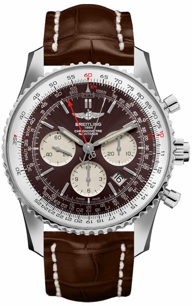 Breitling Men's AB012012-BB01 Navitimer Chronograph Brown Leather Watch For Man AB-BROWN