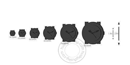 Emporio Armani Chronograph Brown Silicone Men's Watch AR5890