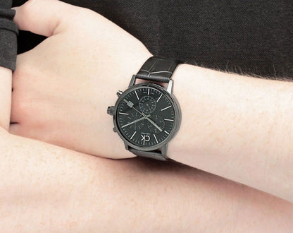 Calvin Klein Ck Quartz Analog Black Dial Man's Watch Unisex Best Gift CK-B-995