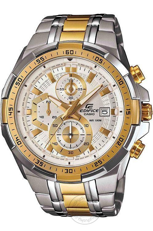 Casio Edifice Chronograph White Dial Gold Metal Men's Watch EFR 539SG 7AVUDF 6 Casio Edifice Chronograph White Dial Gold Metal Men's Watch EFR 539SG 7AVUDF