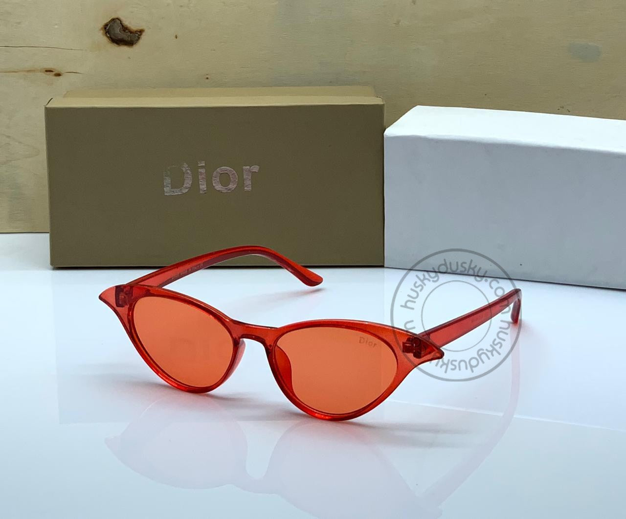 Dior Orange Glass Women's Sunglass for Woman or Girl DR-000 Orange Frame Gift Sunglass