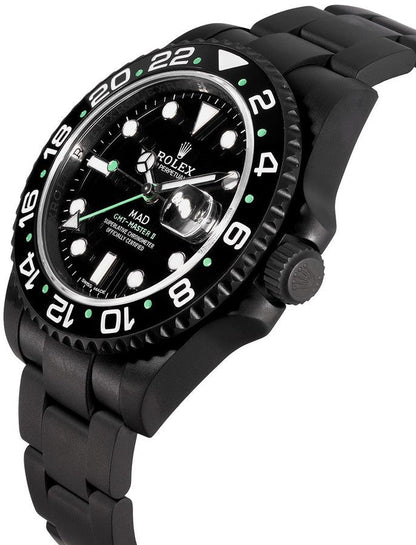 Rolex Black Submarine Automatic Black Strap Men's Watch For Man Local Time Ring Rlx-Blk Black Dial Gift Watch RLX-BLK-99
