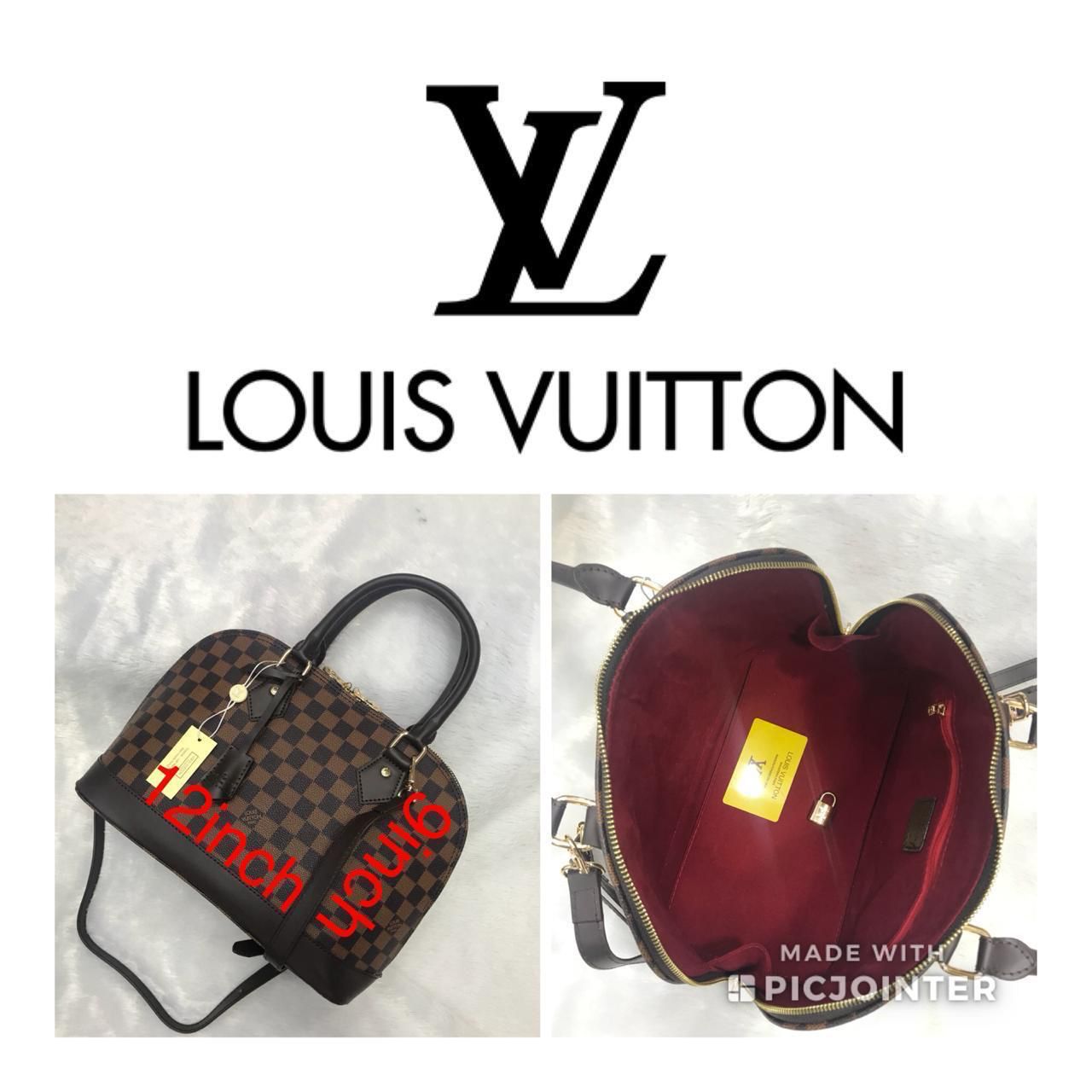 LV ALMA PM Premium Quality Women's Handbag With Sling BELT in Brown And With Dust Cover, Key & Lock Facility Women's Or Girls- Classy Look And Best Quality Product Bag LV-AL-02