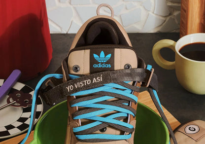 BAD BUNNY FORUM -Adidas Forum Low Bad Bunny Dark Brown Shoes GW0264 FOR BOYS ( Included All The Accessories )