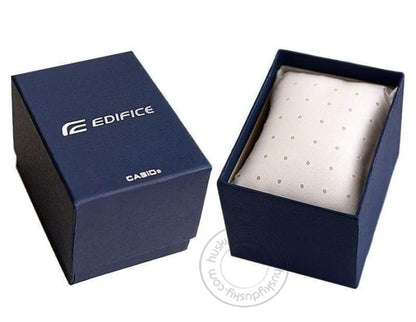 Casio Edifice EFR-547SG-7AV Illuminator Metal Chronograph Rose Gold Color White Dial Men's Watch