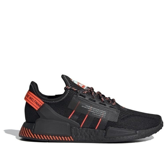 Adidas NMD R1 V2 'Black Solar Red' Running Shoes For Man And Women FW6409
