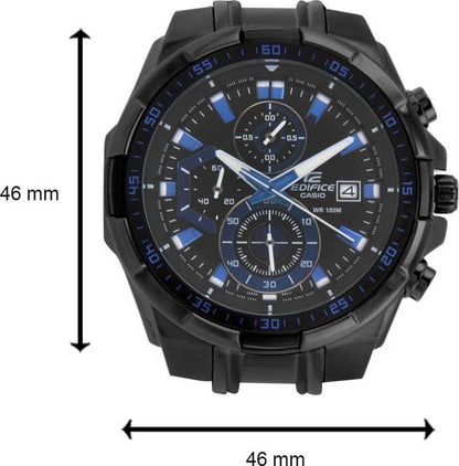 Casio Edifice Chronograph Men's Watch Black Blue EFR-539BK-1A2VUDF