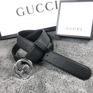Gucci Multi Color Leather Men's Women's Waist Belt For Man Woman Or Girl Gold Circle GG Buckle Gift Belt GC-3365