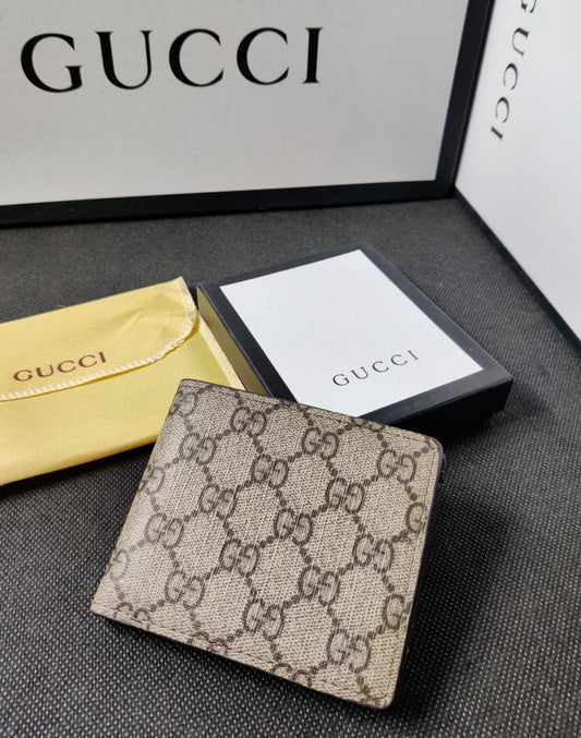 Gucci Leather Heavy Quality Full printed design Fancy look Wallet For Man GU-725