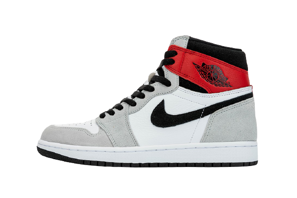 Air Jordan 1 High Light Smoke Grey Shoes For Men And Boys