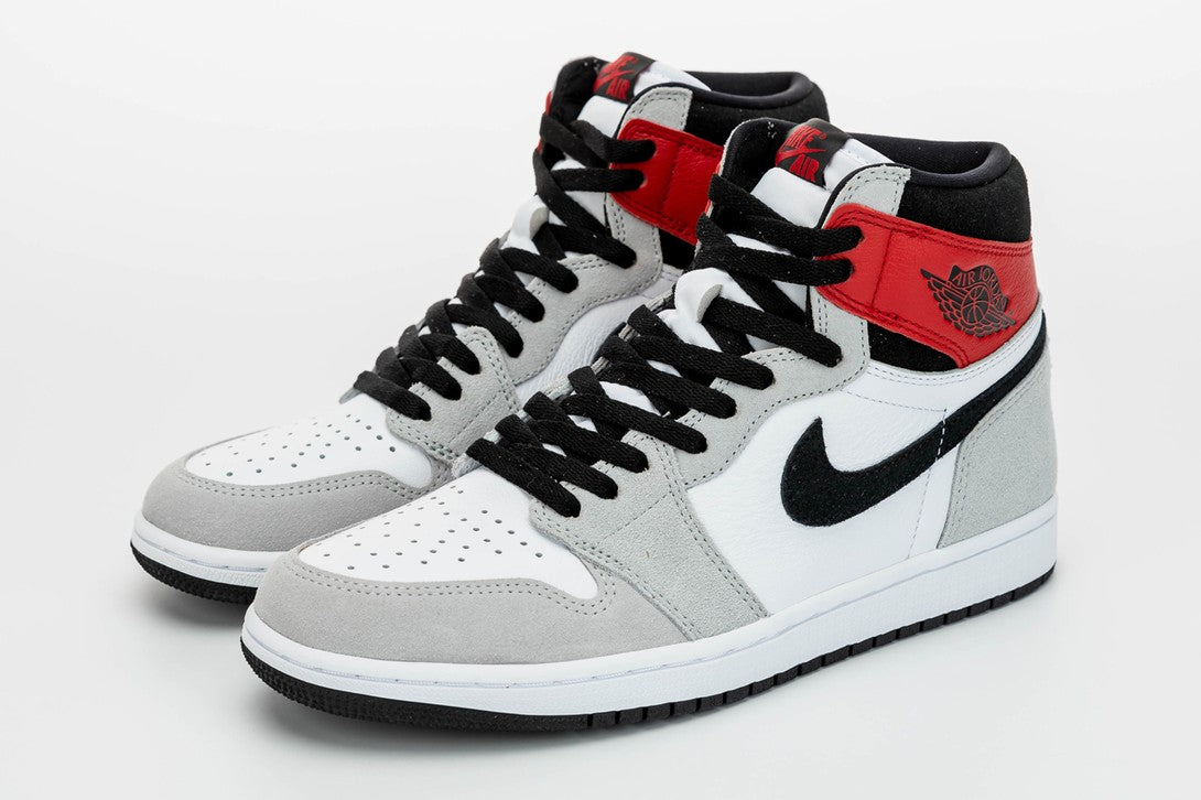 Air Jordan 1 High Light Smoke Grey Shoes For Men And Boys
