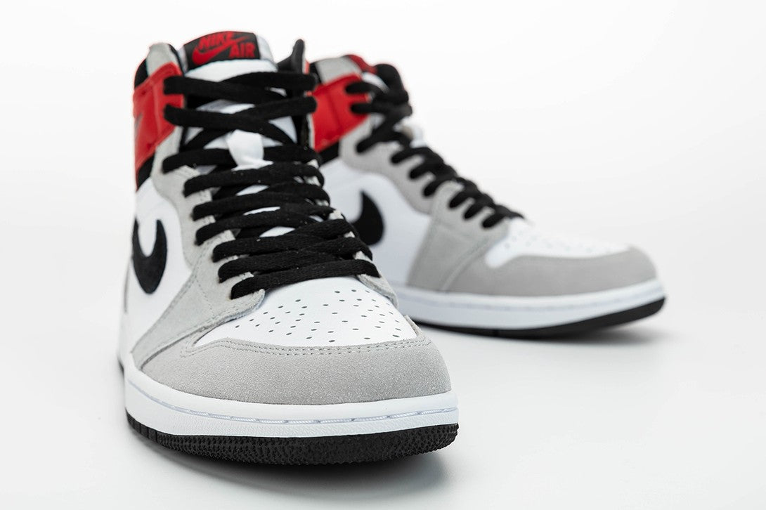 Air Jordan 1 High Light Smoke Grey Shoes For Men And Boys