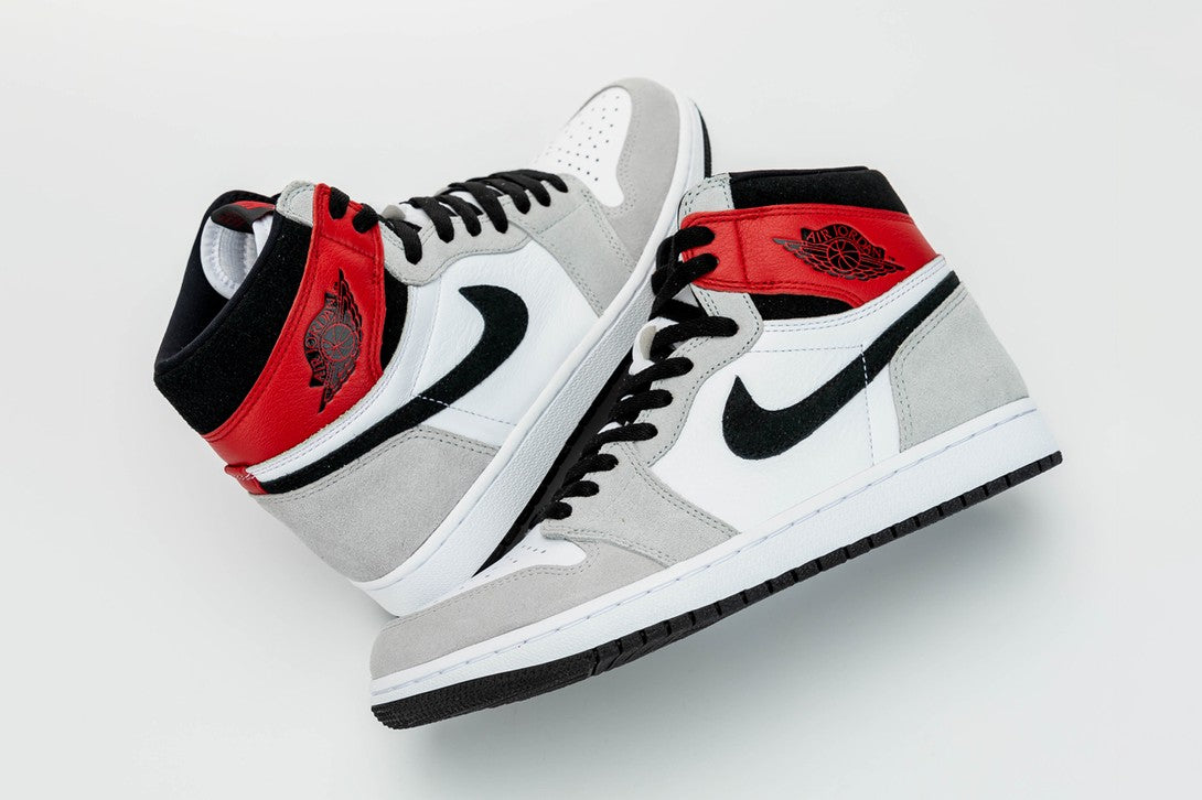 Air Jordan 1 High Light Smoke Grey Shoes For Men And Boys
