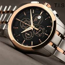 Tissot Chronograph Men's Watch Gold Metal Formal Casual Watch For Men's Ts-1223