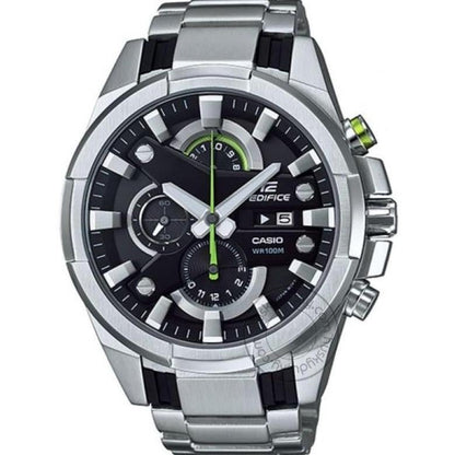 Casio Edifice EFR 540 DY Black Dial Silver Stainless Steel Chronograph Men's watch