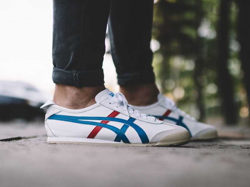 Onitsuka Tiger Mexico 66 White Blue Walking Shoes For Men And Women ME ...
