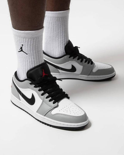 Nike Air Jordan 1 Low Shoes For Man Basketball Shoes/Sneakers Light Smoke Grey Shoes For Man Women And Boys 553558-030