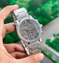 Mont Blanc Silver Color With Transparent Case Chronograph Stainless Steel Men's Watch For Man Mont-Variants Formal Casual East corporate Watch Ever MB-88674