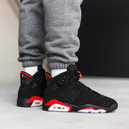 Nike Air Jordan 6 Retro Black Shoes For Men And Boys Infrared 2019 384664-060