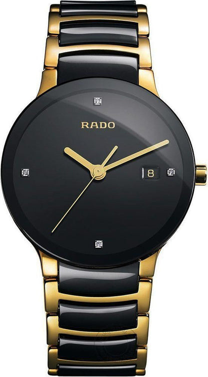 Rado Two-Tone Stainless Steel Men's ceramic Watch For Man RD-JUB-101 Best Gift Date Watch