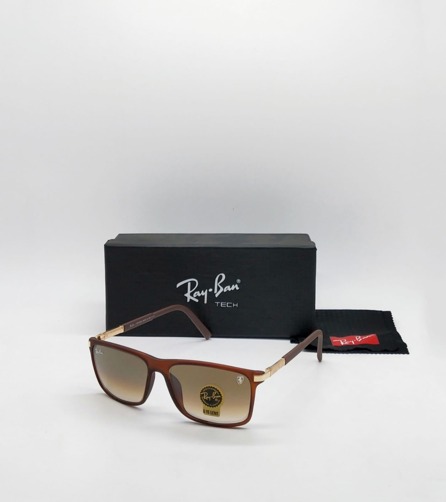 Rayban Brand New stylish Men's And Women's Sunglass Heavy Quality Red Frame With Green Lenses RB-SUN-05