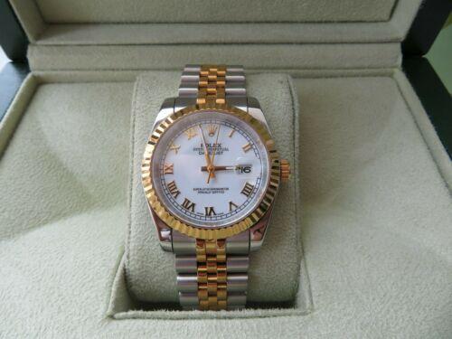 Rolex Oyster Perpetual Day-Date White Dial Metal Women and Girls's Automatic Watch RLX-OYS-W-1