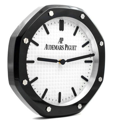 Audemars Piguet Wall Clock Quartz Analog Black Color With White Dial Clock For Wall decording Clock- Classy Look Clock For Home D cor Wall AP-WC-220